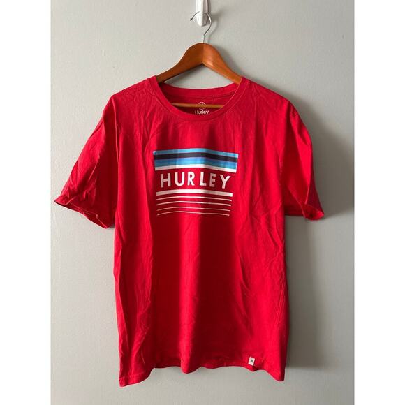 Men’s Size L Red Hurley Shirt - Picture 1 of 6